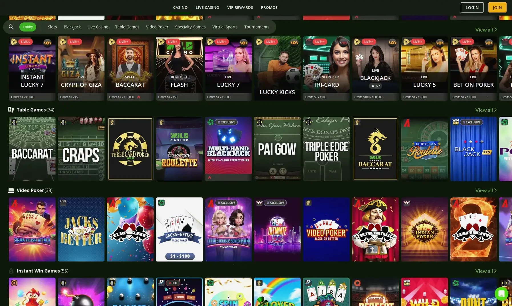 Monaco Jack Login Bereich mit Bonusübersicht